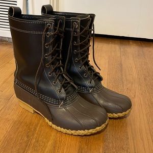 Women’s Black LL Bean Signature Bean Boots 10”